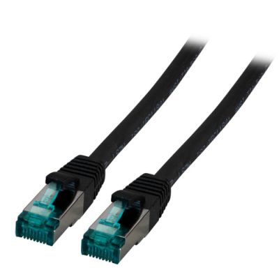EFB Elektronik MK6001.0,5B Netzwerkkabel Schwarz 0,5 m Cat6a S/FTP (S-STP)