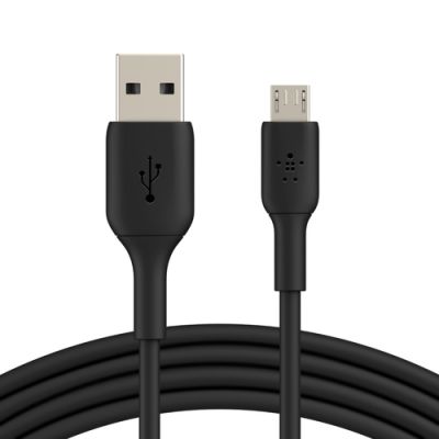 Belkin CAB005BT1MBK USB Kabel 1 m USB A Micro-USB A Schwarz