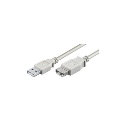 M-Cab USB 2.0 Hi-Speed Kabel - A/A - St/Bu - 1.8m - grau
