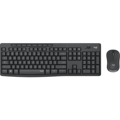 Logitech MK295 Silent Wireless Combo Tastatur Maus enthalten RF Wireless Slowakisch Graphit