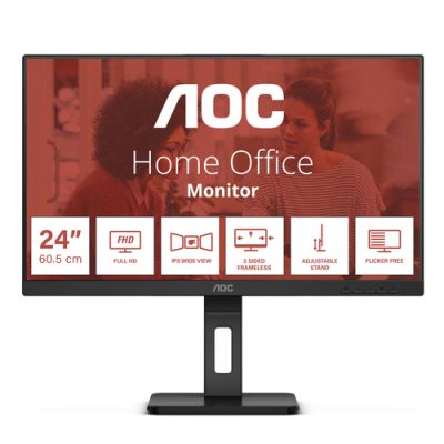 AOC E3 24E3QAF Computerbildschirm 61 cm (24") 1920 x 1080 Pixel Schwarz