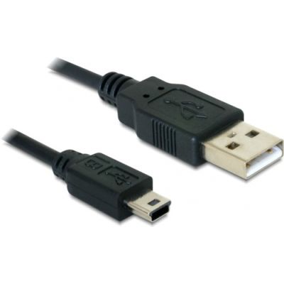 DeLOCK 82273 USB Kabel 1 m USB 2.0 USB A Mini-USB B Schwarz