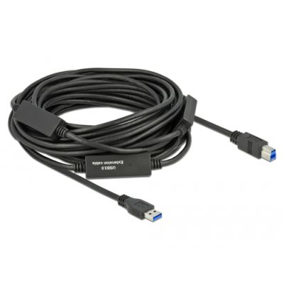 DeLOCK 85381 USB Kabel 15 m USB 3.2 Gen 1 (3.1 Gen 1) USB A USB B Schwarz
