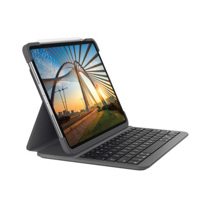 Logitech Slim Folio Pro for iPad Pro 11-inch (1st, 2nd & 3rd generation) Graphit Bluetooth QWERTZ Schweiz