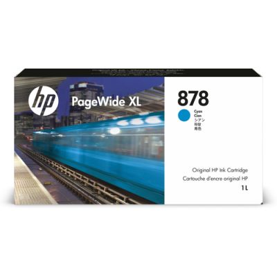 HP 878 Cyan PageWide XL Druckerpatrone (1 Liter)