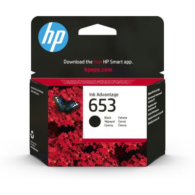 HP 653 Schwarz Original Advantage-Druckerpatrone