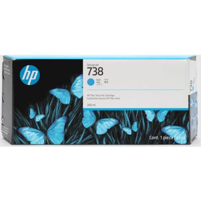 HP 738 DesignJet Druckerpatrone Cyan, 130 ml