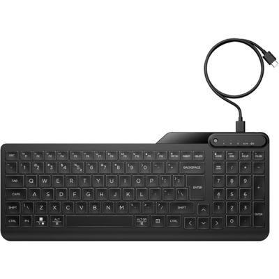HP 405 Tastatur mit Hintergrundbeleuchtung für mehrere Geräte