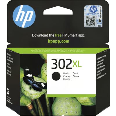 HP Original 302XL Schwarz Druckerpatrone mit hoher Reichweite