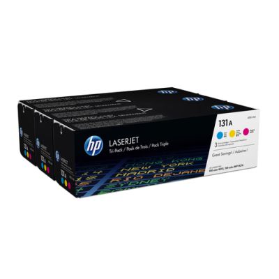 HP 131A 3er-Pack Cyan/Magenta/Gelb Original LaserJet Tonerkartuschen