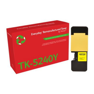 Everyday Wiederaufbereiteter Everyday™ Gelb wiederaufbereiteter Toner von Xerox, kompatibel mit Kyocera TK-5240Y, Standardkapazität