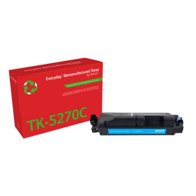 Everyday Wiederaufbereiteter Everyday™ Cyan wiederaufbereiteter Toner von Xerox, kompatibel mit Kyocera TK-5270C, Standardkapazität