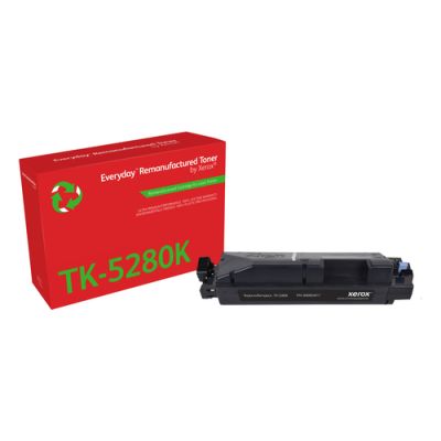 Everyday Wiederaufbereiteter Everyday™ Schwarz wiederaufbereiteter Toner von Xerox, kompatibel mit Kyocera TK-5280K, Standardkapazität