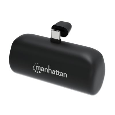 Manhattan 102612 Powerbank Lithium-Ion (Li-Ion) 5000 mAh Schwarz