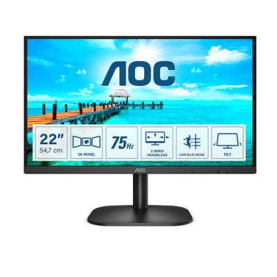 AOC B2 22B2H/EU LED display 54,6 cm (21.5") 1920 x 1080 Pixel Full HD Schwarz