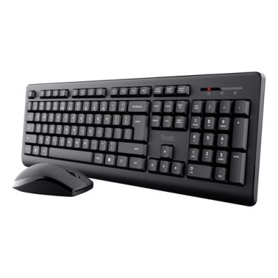 Trust Primo Tastatur Maus enthalten Büro RF Wireless QWERTZ Deutsch Schwarz