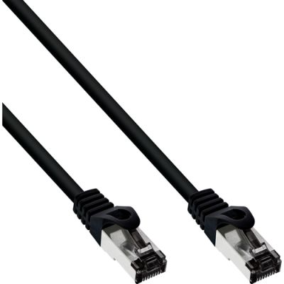 InLine Patchkabel, S/FTP (PiMf), Cat.8.1, 2000MHz, halogenfrei, schwarz, 10m
