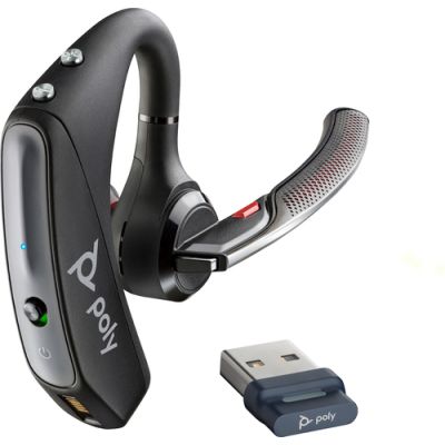 POLY Voyager 5200 UC USB-A Headset + BT600 Dongle TAA