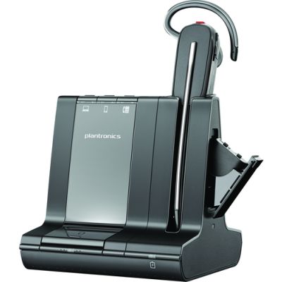 POLY Savi 8245-M DECT 1880-1900 MHz USB-A-Headset + D200, für Microsoft Teams zertifiziert