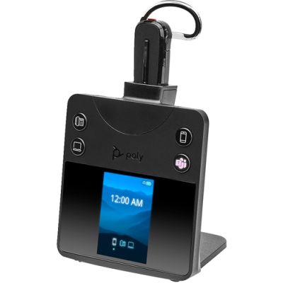 POLY Savi 8445 Office DECT 1880-1900 MHz Konvertibles Headset, für Microsoft Teams zertifiziert