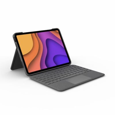 Logitech Folio Touch Grau Smart Connector QWERTY UK International