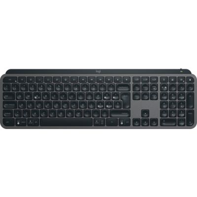 Logitech MX Keys S Tastatur Universal RF Wireless + Bluetooth QWERTY Italienisch Graphit