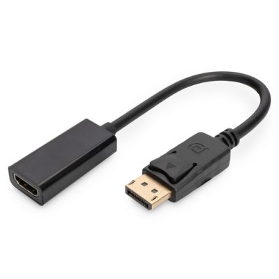 Digitus DisplayPort Adapter / Konverter, DP/St - HDMI Typ A/Bu