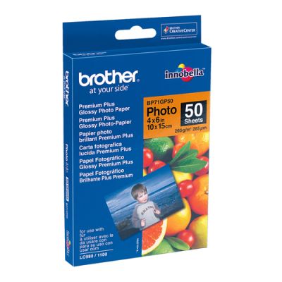 Brother BP-71GP50 Fotopapier Weiß