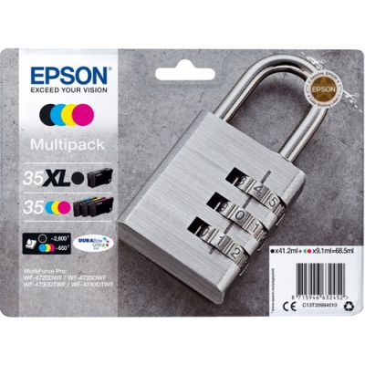 Epson Padlock 35XL Druckerpatrone 1 Stück(e) Original Hohe (XL-) Ausbeute Schwarz, Cyan, Magenta, Gelb
