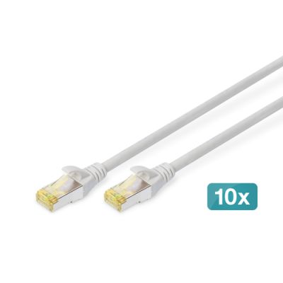 Digitus CAT 6A S/FTP Patchkabel, 10 Stück