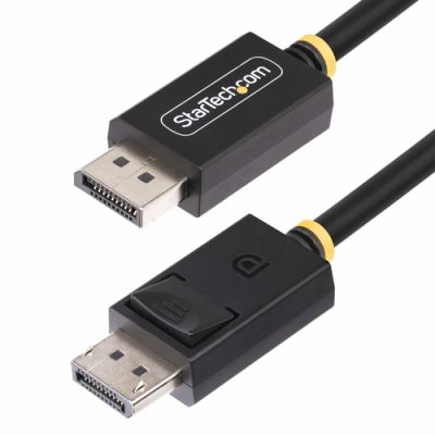 StarTech.com 1m DisplayPort 2.1 Kabel, VESA-zertifiziert DP80 DisplayPort Kabel mit UHBR20/HDR/DSC 1.2a/HDCP 2.2, 16K/8K 60Hz, 4K 240Hz, 80Gbps DP Kabel, UHD DP Monitor Kabel/Bildschirmkabel, M/M