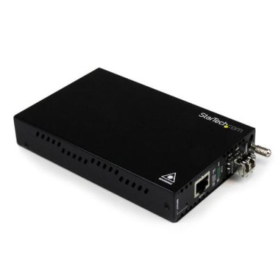 StarTech.com OAM Gigabit Ethernet LWL / Glasfaser LC Medienkonverter bis 550m - 802.3ah konform