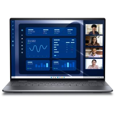 DELL Latitude 9450 2-in-1 Intel Core Ultra 7 165U Hybrid (2-in-1) 35,6 cm (14") Touchscreen Quad HD+ 32 GB LPDDR5x-SDRAM 1 TB SSD Wi-Fi 7 (802.11be) Windows 11 Pro Grau
