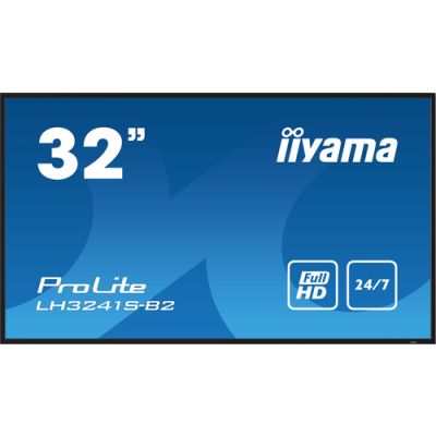iiyama LH3241S-B2 Signage-Display Kiosk-Design 80 cm (31.5") LED 350 cd/m² Full HD Schwarz 24/7