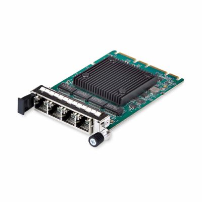 StarTech.com 4-Port Gigabit Netzwerkkarte, OCP 3.0 Server NIC mit Intel® I350, SFF 4C+ Kompatibel/PCI Express 3.0/PXE/9K/VLAN, Open Compute Project Ethernet NIC/LAN Adapter