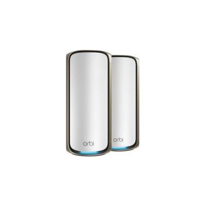 NETGEAR Orbi 970 Series Quad-Band WiFi 7, 2-Pack Quad-band (2.4 GHz / 5 GHz-1 / 5 GHz-2 / 6 GHz) Wi-Fi 6 (802.11ax) Grau 3 Intern