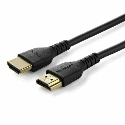 StarTech.com 1,5m Premium Zertifiziertes HDMI Kabel mit Ethernet, High Speed UHD 4K 60Hz HDR10/ARC HDMI Kabel, Robustes HDMI 2.0 Kabel mit Aramidfaser, für Monitore, TVs & Bildschirme, M/M