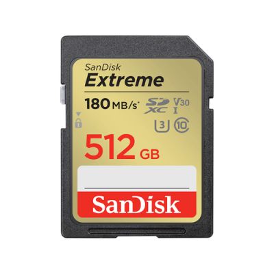 SanDisk Extreme 512 GB SDXC UHS-I Klasse 10