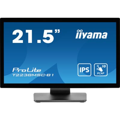 iiyama ProLite T2238MSC-B1 Computerbildschirm 54,6 cm (21.5") 1920 x 1080 Pixel Full HD LED Touchscreen Schwarz