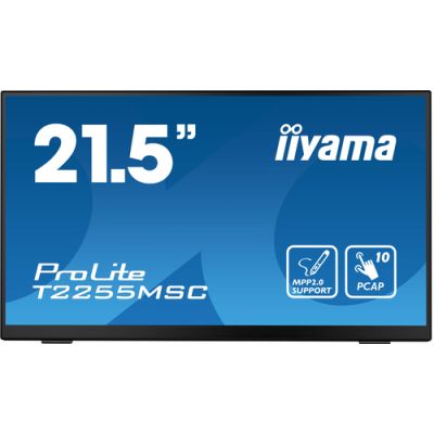 iiyama ProLite T2255MSC-B1 Computerbildschirm 54,6 cm (21.5") 1920 x 1080 Pixel Full HD LCD Touchscreen Schwarz