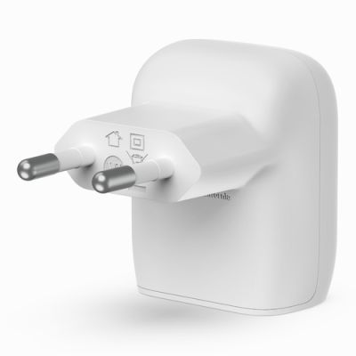 Belkin WCA006VF1MWH-B6 Ladegerät für Mobilgeräte Smartphone Weiß AC Schnellladung Drinnen