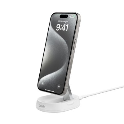 Belkin BoostCharge Pro Smartphone Weiß AC Kabelloses Aufladen Schnellladung Drinnen