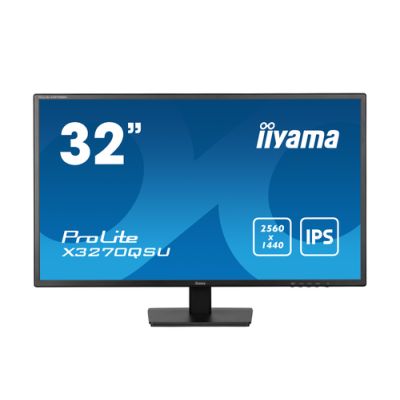 iiyama ProLite X3270QSU-B1 Computerbildschirm 81,3 cm (32") 2560 x 1440 Pixel Wide Quad HD LED Schwarz