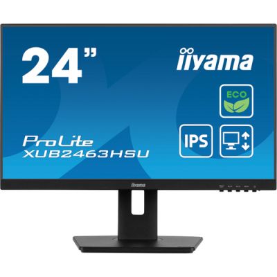 iiyama ProLite XUB2463HSU-B1 Computerbildschirm 61 cm (24") 1920 x 1080 Pixel Full HD LED Schwarz