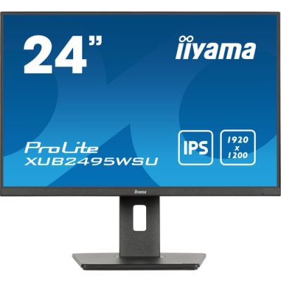 iiyama ProLite XUB2495WSU-B7 Computerbildschirm 61 cm (24") 1920 x 1200 Pixel 4K Ultra HD LED Schwarz