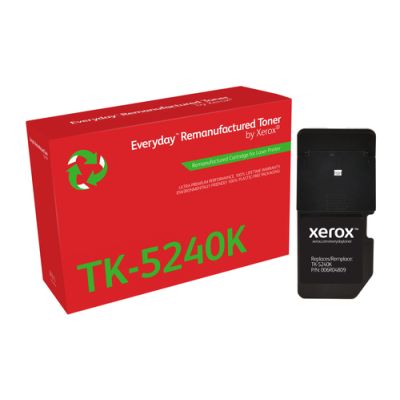Everyday Wiederaufbereiteter Everyday™ Schwarz wiederaufbereiteter Toner von Xerox, kompatibel mit Kyocera TK-5240K, Standardkapazität