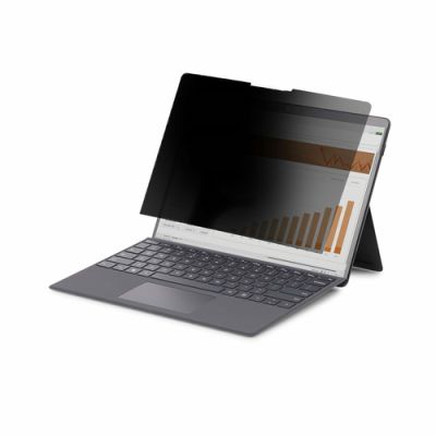 StarTech.com 4-Wege Laptop Sichtschutz für 12,4" Surface Laptop Go 1/2/3, Sichtschutzfolie, Hoch/Quer Blickschutz, Touch, +/- 30 Grad Blickwinkel, Matte Oberfläche