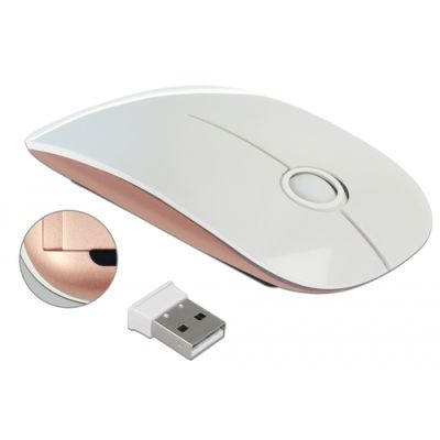 DeLOCK 12536 Maus Beidhändig RF Wireless Optisch 1600 DPI