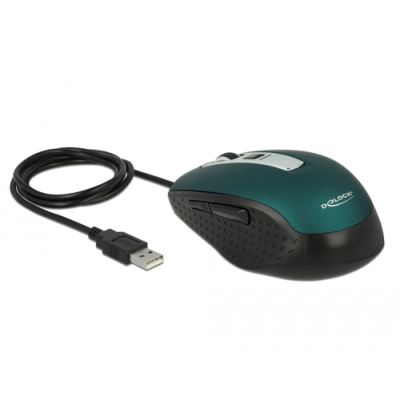 DeLOCK 12617 Maus rechts USB Typ-A Optisch 2000 DPI