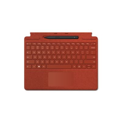 Microsoft Surface Pro Signature Keyboard with Slim Pen 2 Rot Microsoft Cover port QWERTY Englisch